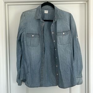 J. Crew Chambray Button Up